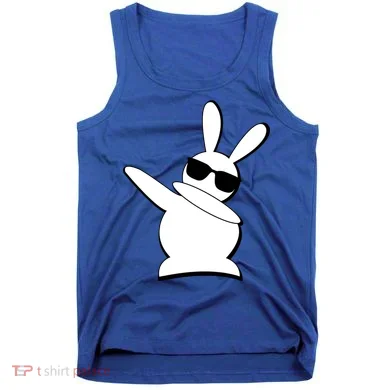 Dabbing Easter Bunny Waring Shades Tank Top
