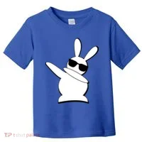 Dabbing Easter Bunny Waring Shades Toddler T-Shirt thumb 0