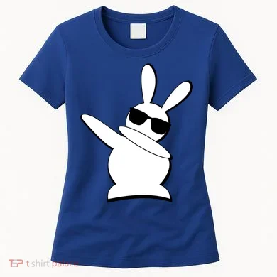 Dabbing Easter Bunny Waring Shades Women's T-Shirt