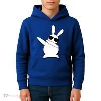 Dabbing Easter Bunny Waring Shades Kids Hoodie thumb 4