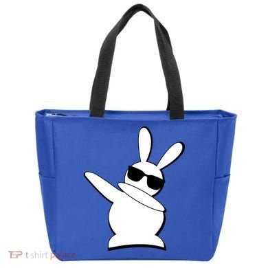 Dabbing Easter Bunny Waring Shades Tote Bag