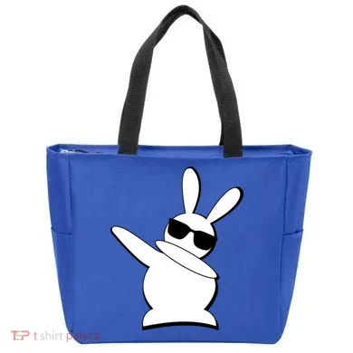 Dabbing Easter Bunny Waring Shades Tote Bag