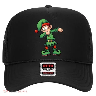 Dabbing Elf Christmas Santa Hat Hat