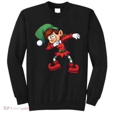 Dabbing Elf Cute Funny Christmas Sweatshirt