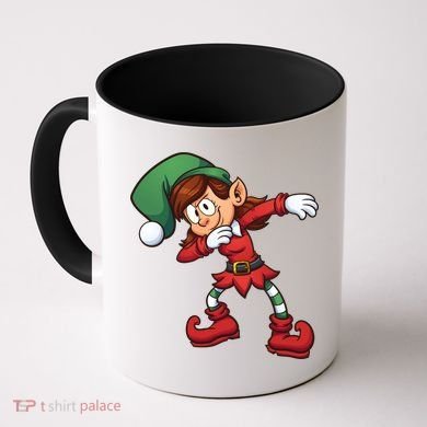 Dabbing Elf Cute Funny Christmas Coffee Mug