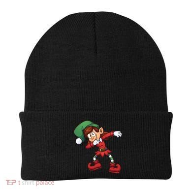 Dabbing Elf Cute Funny Christmas Beanie