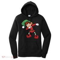 Dabbing Elf Cute Funny Christmas Women's Hoodie thumb 0
