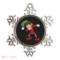 Dabbing Elf Cute Funny Christmas Ornament thumb 0