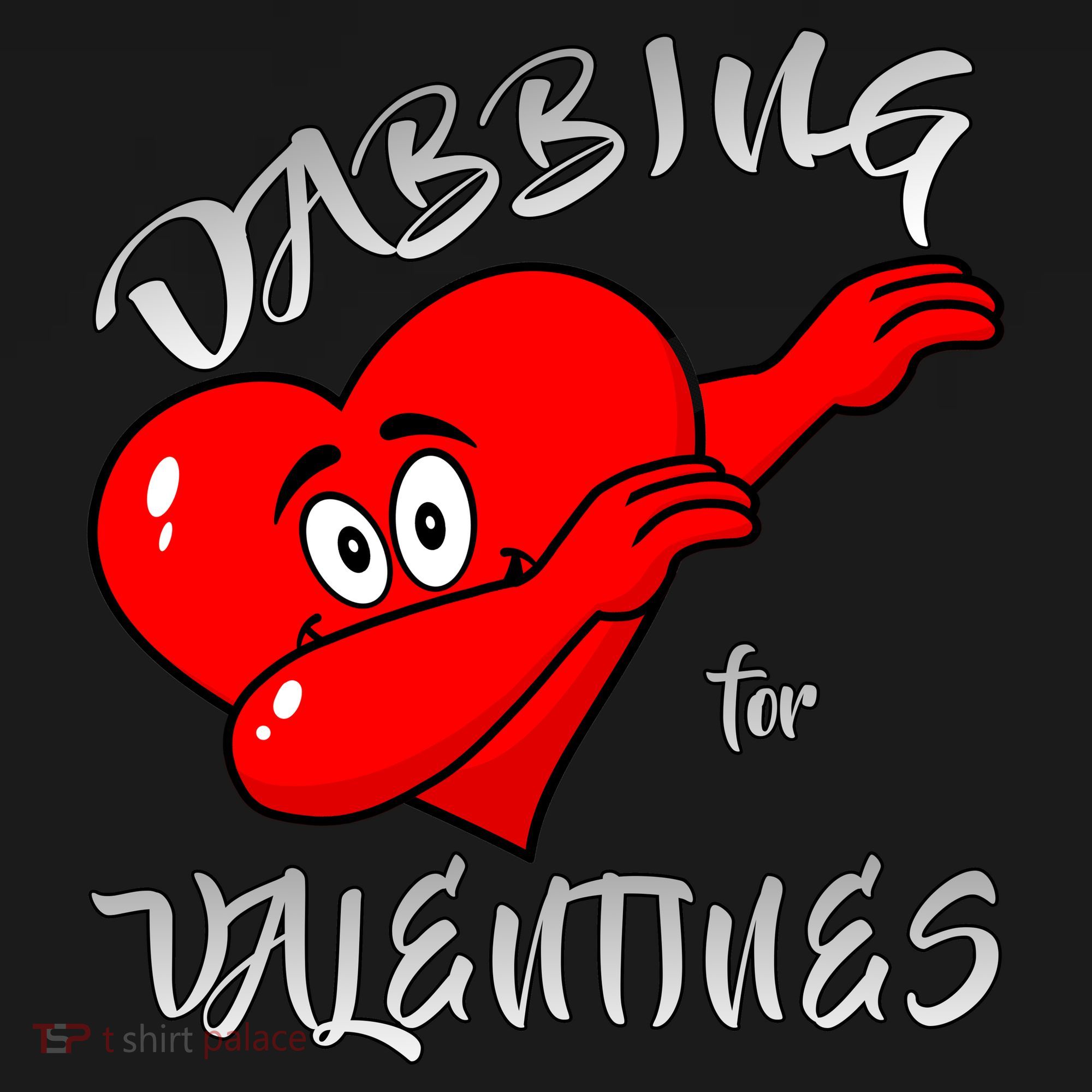 Dabbing For Love Valentines Day Heart Backpack