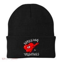 Dabbing For Love Valentines Day Heart Beanie thumb 0