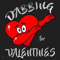 Dabbing For Love Valentines Day Heart Beanie thumb 2