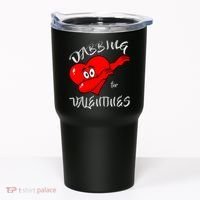 Dabbing For Love Valentines Day Heart Tumbler thumb 0