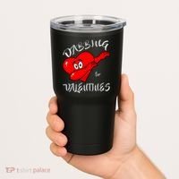 Dabbing For Love Valentines Day Heart Tumbler thumb 2