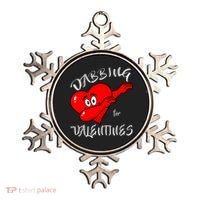 Dabbing For Love Valentines Day Heart Ornament thumb 0