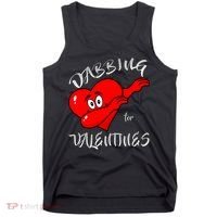 Dabbing For Love Valentines Day Heart Tank Top thumb 0
