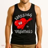Dabbing For Love Valentines Day Heart Tank Top thumb 3