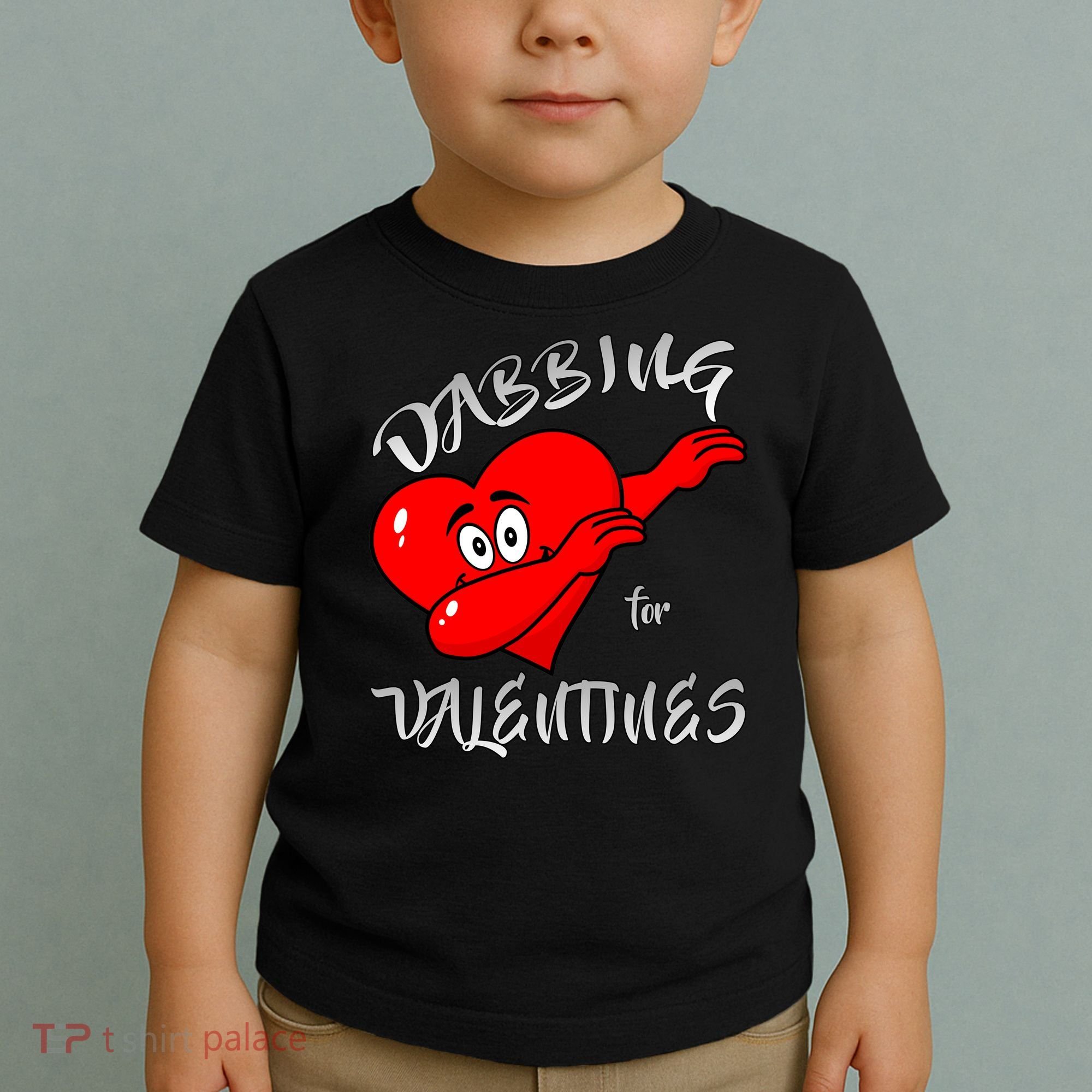Dabbing For Love Valentines Day Heart Toddler T-Shirt