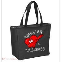Dabbing For Love Valentines Day Heart Tote Bag thumb 2