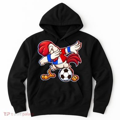 Dabbing French Soccer Rooster Hoodie