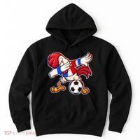 Dabbing French Soccer Rooster Hoodie thumb 0