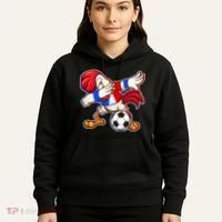 Dabbing French Soccer Rooster Hoodie thumb 5