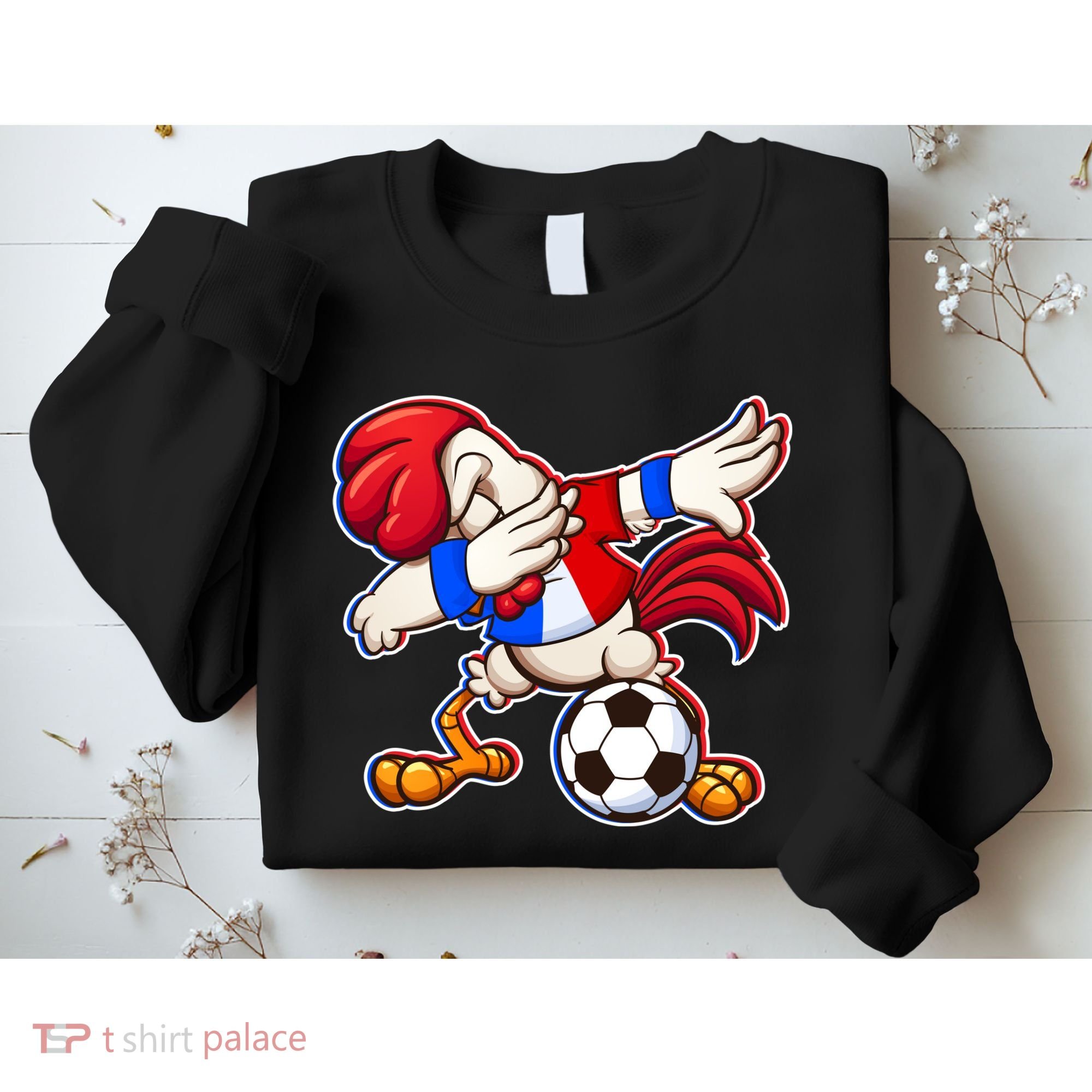 Dabbing French Soccer Rooster Sweatshirt