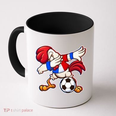 Dabbing French Soccer Rooster Coffee Mug