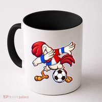 Dabbing French Soccer Rooster Coffee Mug thumb 0