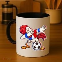 Dabbing French Soccer Rooster Coffee Mug thumb 4