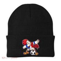Dabbing French Soccer Rooster Beanie thumb 0