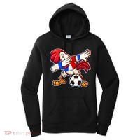 Dabbing French Soccer Rooster Women's Hoodie thumb 0