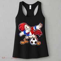 Dabbing French Soccer Rooster Women's Tank Top thumb 3