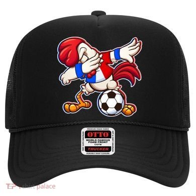 Dabbing French Soccer Rooster Hat