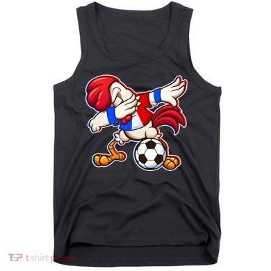 Dabbing French Soccer Rooster Tank Top