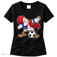Dabbing French Soccer Rooster Women's T-Shirt thumb 0
