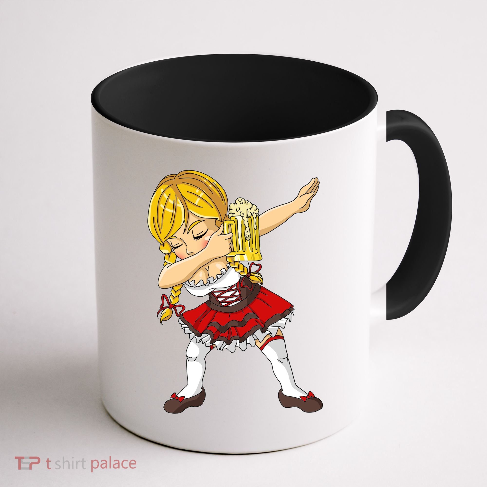 Dabbing German Girl Oktoberfest Coffee Mug