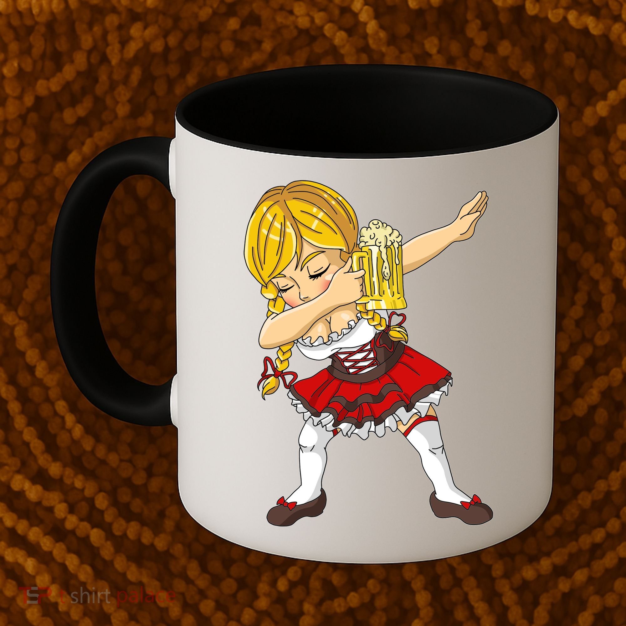 Dabbing German Girl Oktoberfest Coffee Mug