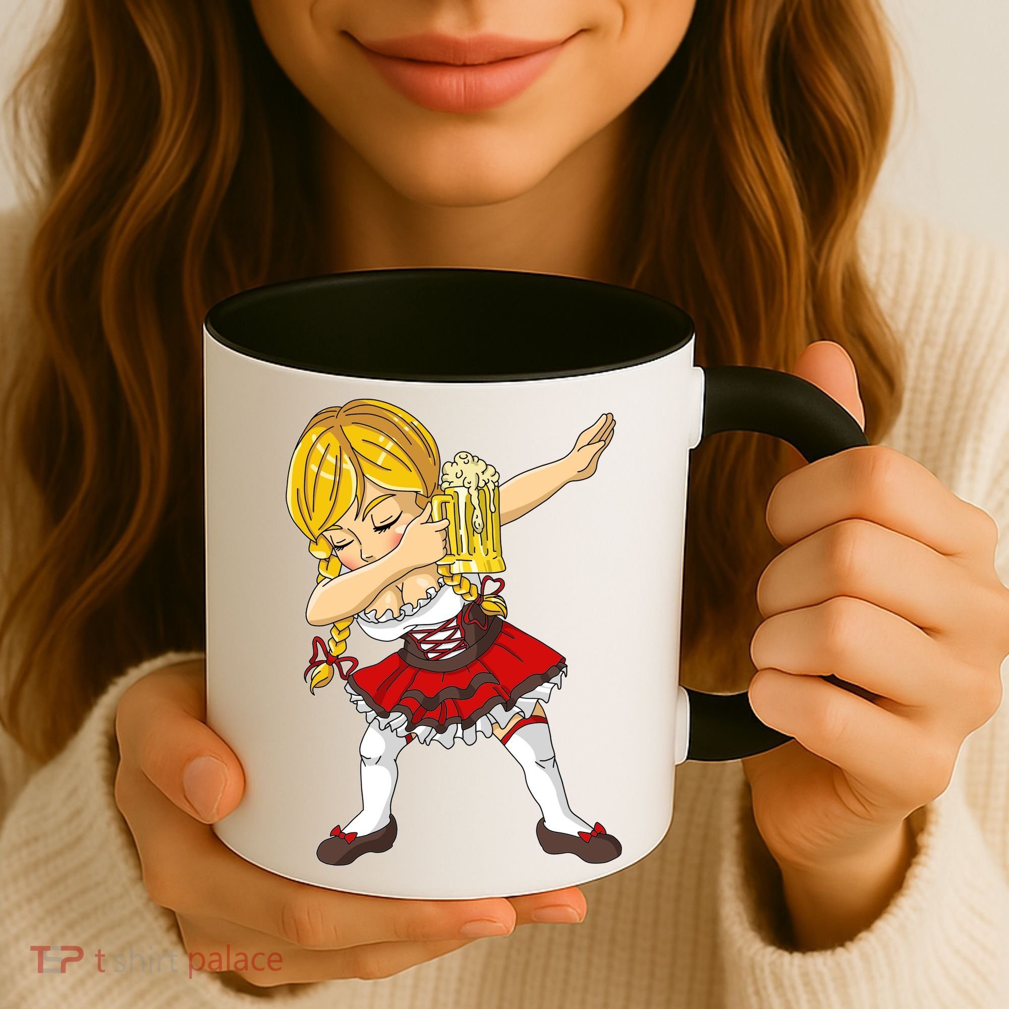 Dabbing German Girl Oktoberfest Coffee Mug
