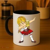 Dabbing German Girl Oktoberfest Coffee Mug thumb 4