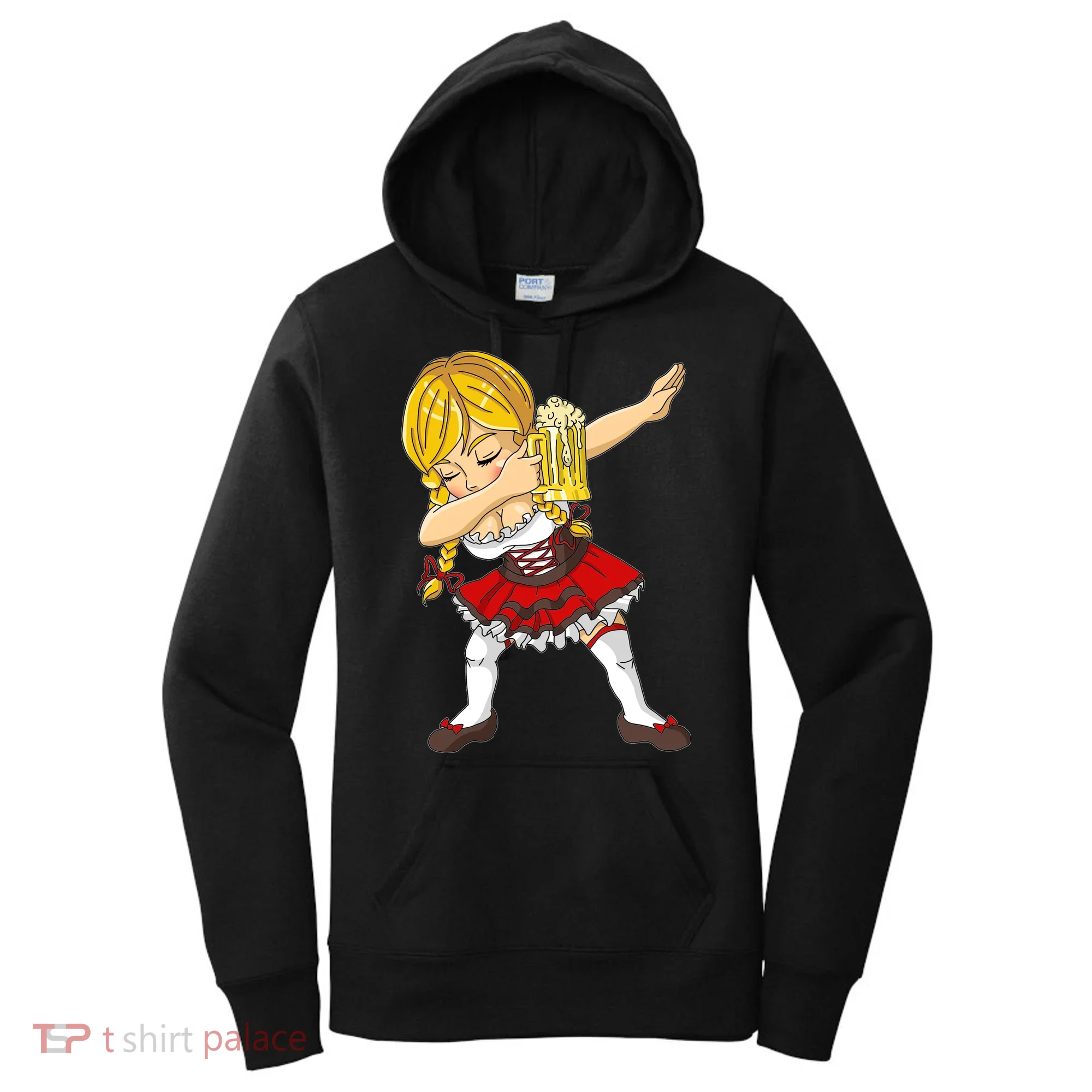 Dabbing German Girl Oktoberfest Women's Hoodie