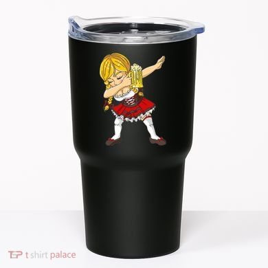 Dabbing German Girl Oktoberfest Tumbler