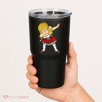 Dabbing German Girl Oktoberfest Tumbler thumb 2