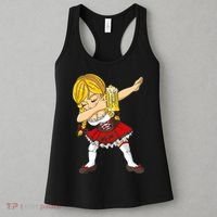 Dabbing German Girl Oktoberfest Women's Tank Top thumb 3
