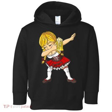 Dabbing German Girl Oktoberfest Toddler Hoodie