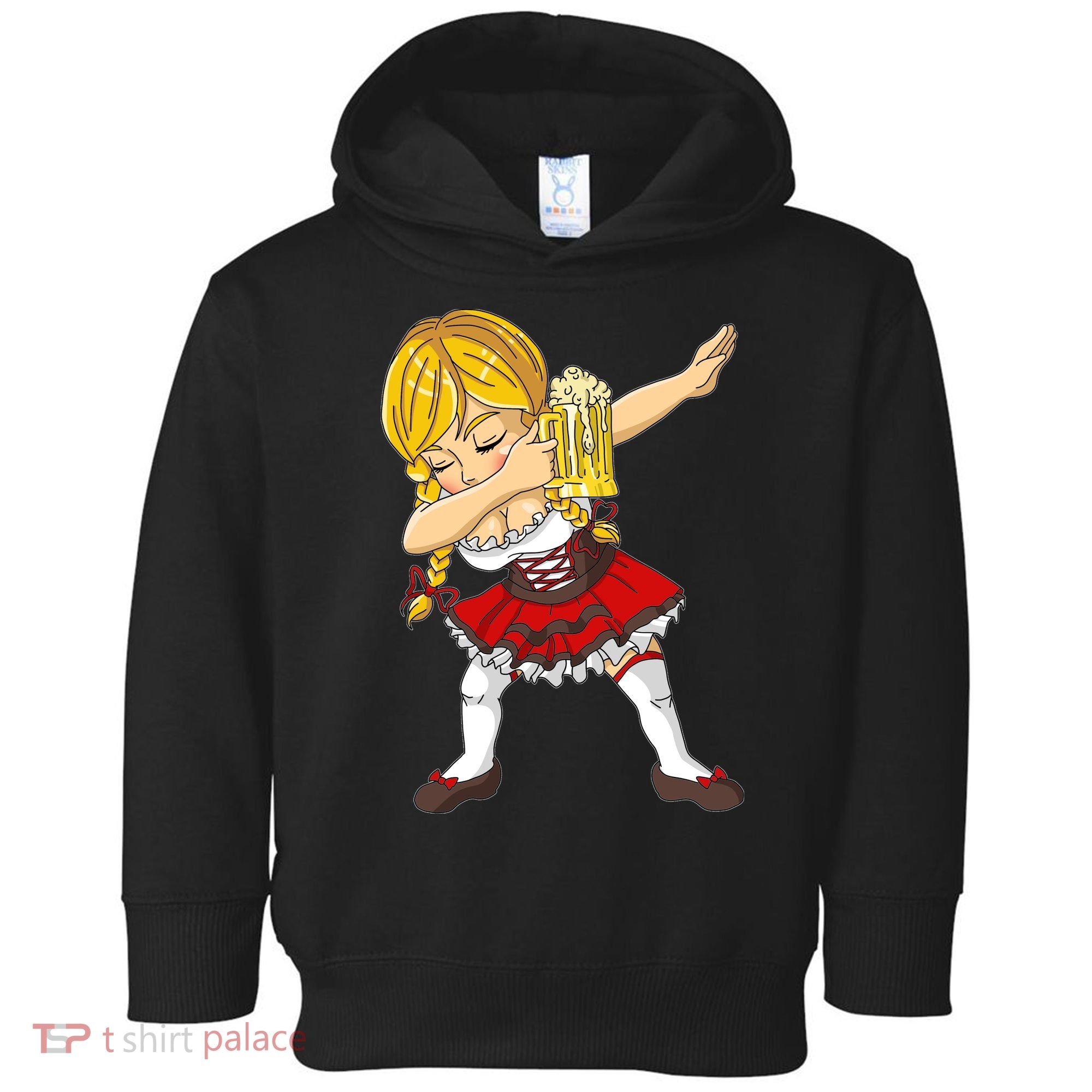 Dabbing German Girl Oktoberfest Toddler Hoodie
