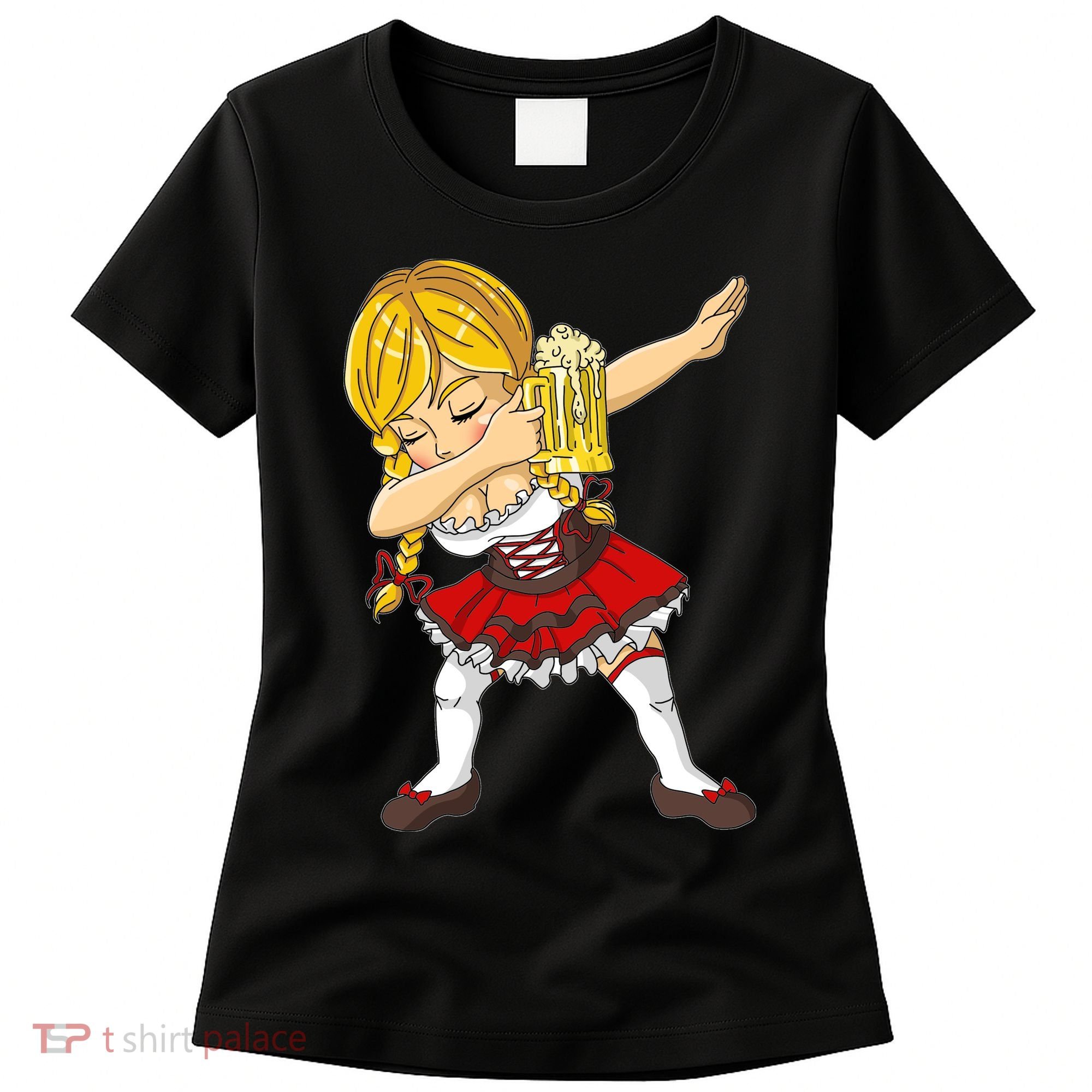 Dabbing German Girl Oktoberfest Women's T-Shirt