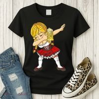 Dabbing German Girl Oktoberfest Women's T-Shirt thumb 3