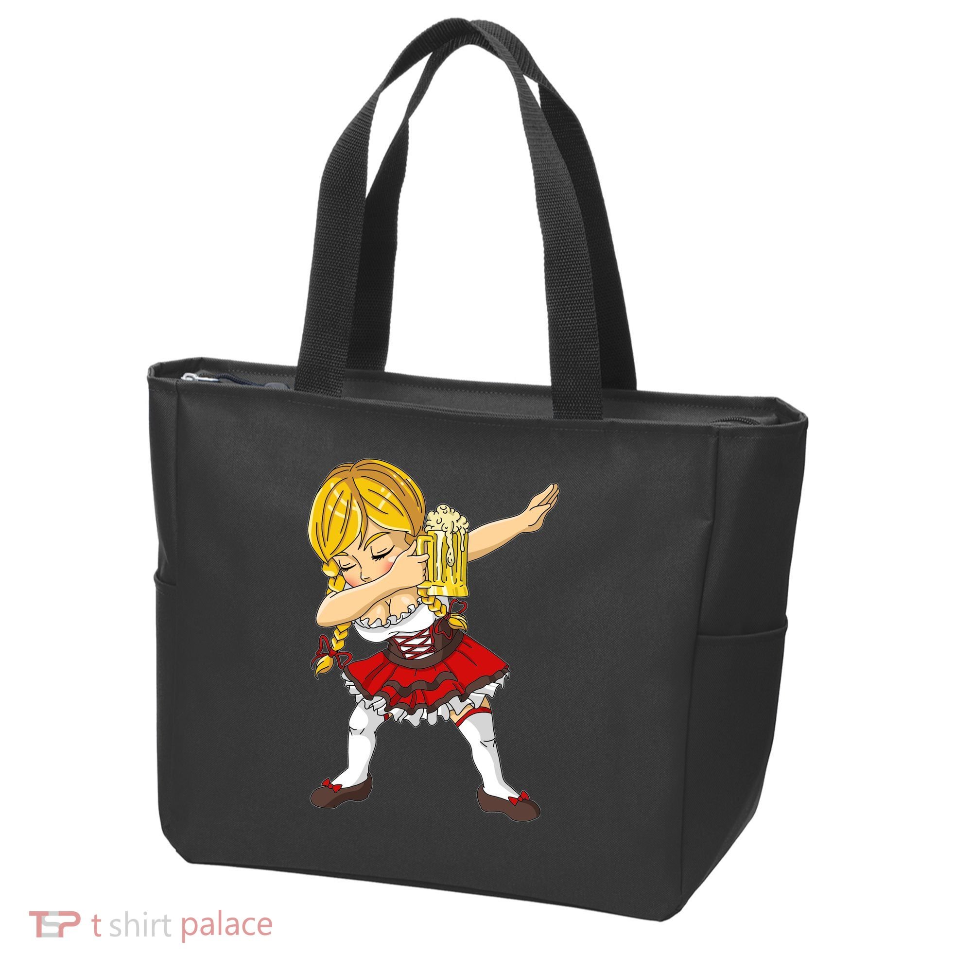 Dabbing German Girl Oktoberfest Tote Bag