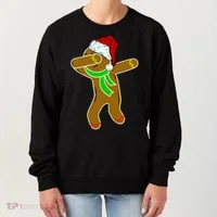 Dabbing Gingerbread Man Women's Sweatshirt thumb 0