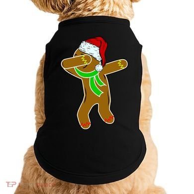 Dabbing Gingerbread Man Doggie Tank